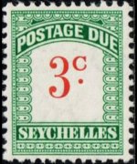 Seychelles 1951 - set Cypher: 3 c