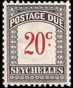 Seychelles 1951 - set Cypher: 20 c