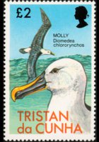 Tristan da Cunha 1977 - serie Uccelli: 2 £