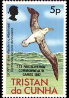 Tristan da Cunha 1977 - serie Uccelli: 5 p