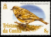 Tristan da Cunha 2005 - set Birds: 8 p