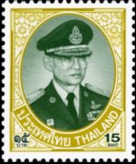 Thailandia 2010 - serie Re Bhumibol Aduljadeh: 15 b