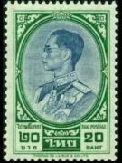 Thailand 1961 - set King Bhumibol Aduljadeh: 20 b