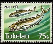 Tokelau 1984 - set Fishes: 75 s