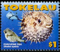 Tokelau 2007 - set Marine life: 1 $