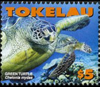 Tokelau 2007 - set Marine life: 5 $