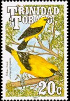 Trinidad e Tobago 1990 - serie Uccelli: 20 c