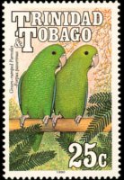 Trinidad and Tobago 1990 - set Birds: 25 c