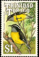 Trinidad and Tobago 1990 - set Birds: 1 $