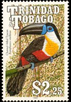 Trinidad e Tobago 1990 - serie Uccelli: 2,25 $