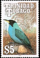 Trinidad e Tobago 1990 - serie Uccelli: 5 $