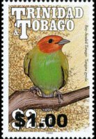 Trinidad e Tobago 1990 - serie Uccelli: 1 $ su 2,50 $