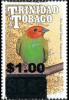 Trinidad e Tobago 1990 - serie Uccelli: 1 $ su 2,50 $