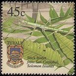 Tuvalu 2001 - set Insects: 45 c