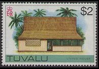 Tuvalu 1976 - set Maps and scenes: $ 2