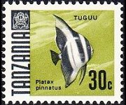 Tanzania 1967 - serie Pesci: 30 c