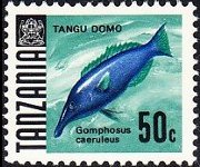 Tanzania 1967 - serie Pesci: 50 c