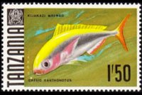 Tanzania 1967 - set Fishes: 1,50 sh