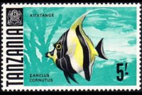 Tanzania 1967 - set Fishes: 5 sh