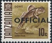 Tanzania 1967 - set Fishes: 10 c