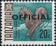 Tanzania 1967 - set Fishes: 20 c