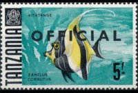 Tanzania 1967 - set Fishes: 5 sh