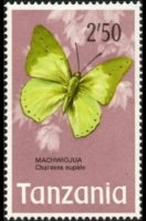 Tanzania 1973 - set Butterflies: 2,50 sh
