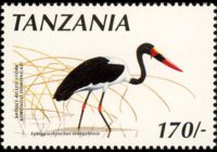 Tanzania 1990 - set Birds: 170 sh