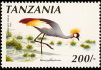 Tanzania 1990 - serie Uccelli: 200 sh