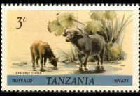 Tanzania 1980 - serie Animali: 3 sh