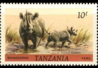 Tanzania 1980 - serie Animali: 10 sh