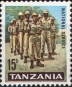 Tanzania 1965 - serie Soggetti vari: 15 c