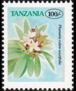 Tanzania 1996 - serie Fiori: 100 sh