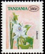 Tanzania 1996 - serie Fiori: 140 sh