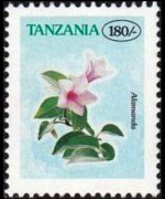 Tanzania 1996 - serie Fiori: 180 sh