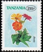 Tanzania 1996 - serie Fiori: 210 sh