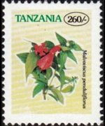Tanzania 1996 - serie Fiori: 260 sh