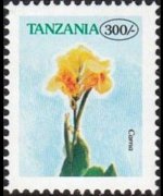 Tanzania 1996 - serie Fiori: 300 sh