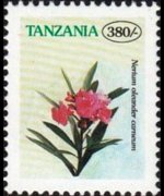 Tanzania 1996 - serie Fiori: 380 sh