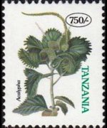 Tanzania 1996 - serie Fiori: 750 sh