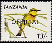 Tanzania 1990 - serie Uccelli: 13 sh
