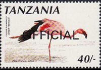 Tanzania 1990 - serie Uccelli: 40 sh