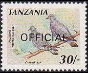 Tanzania 1990 - serie Uccelli: 30 sh
