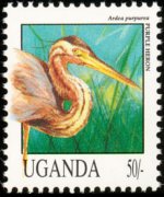 Uganda 1992 - serie Uccelli: 50 sh