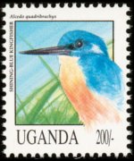 Uganda 1992 - serie Uccelli: 200 sh