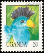 Uganda 1992 - serie Uccelli: 250 sh