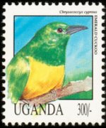 Uganda 1992 - serie Uccelli: 300 sh