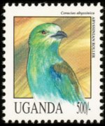 Uganda 1992 - serie Uccelli: 500 sh