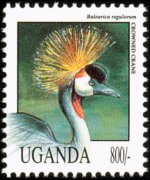Uganda 1992 - set Birds: 800 sh
