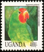 Uganda 1992 - set Birds: 4000 sh